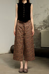INTO THE EAST 25 Autumn and Winter Black Velvet Embroidered Button Vest ITE-E1DGAW052BL22VE-HEI Black